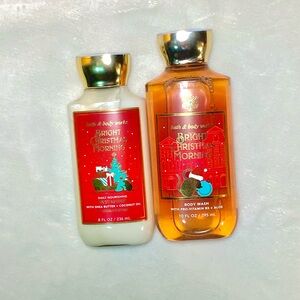 Bath & Body Works Bright Christmas Morning - Body Wash and Body Lotion Set